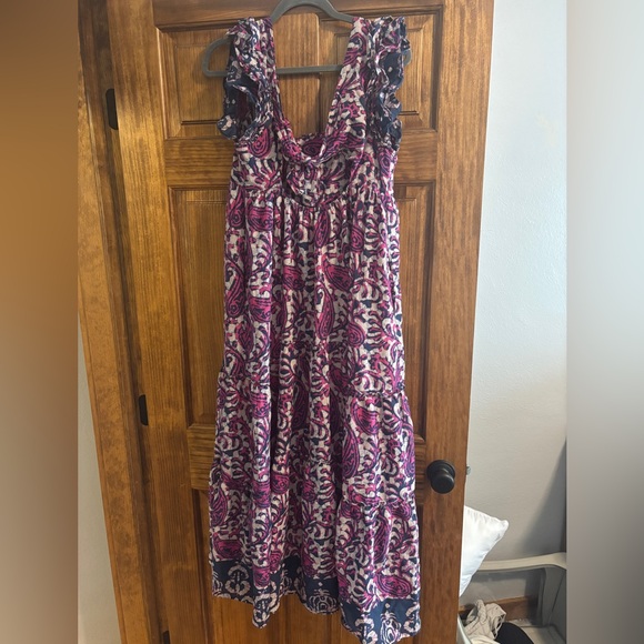 House of Harlow 1960 tie back cotton dress size M - Picture 3 of 6